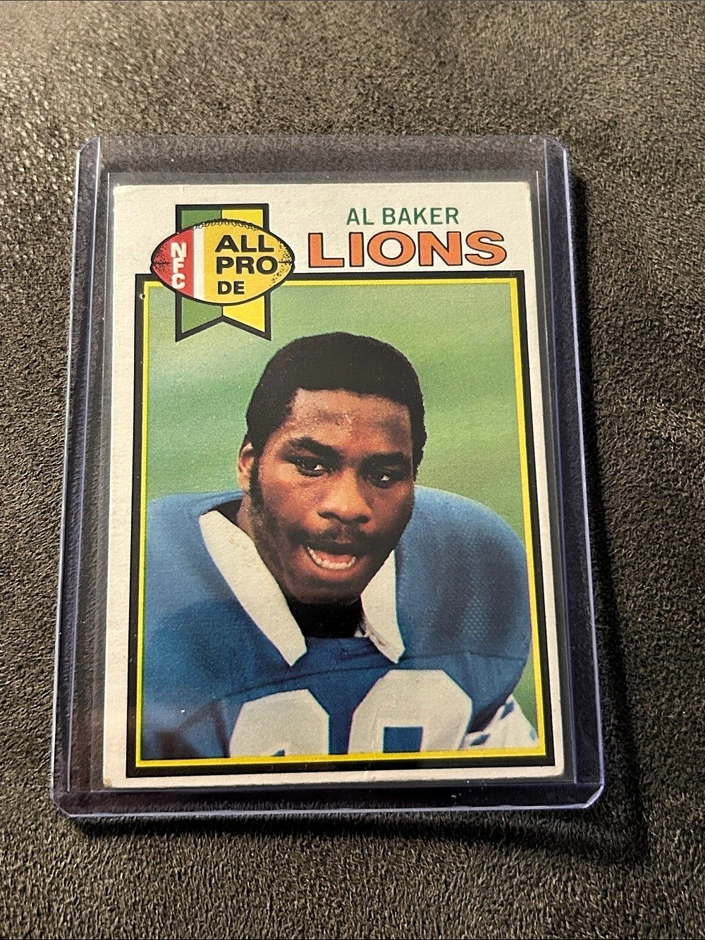 Topps 1979 Topps - Al Baker #75 Detroit Lions Rookie Base Set Football Card